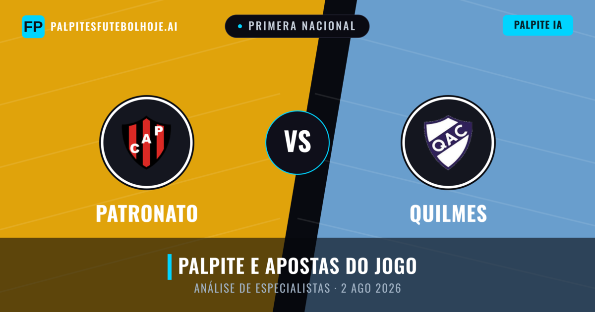Patronato vs Quilmes — prognóstico e prévia do jogo