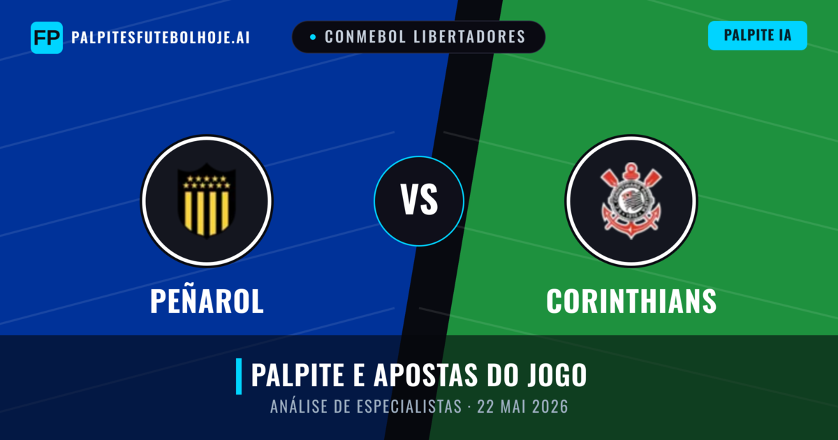 Peñarol vs Corinthians — prognóstico e prévia do jogo