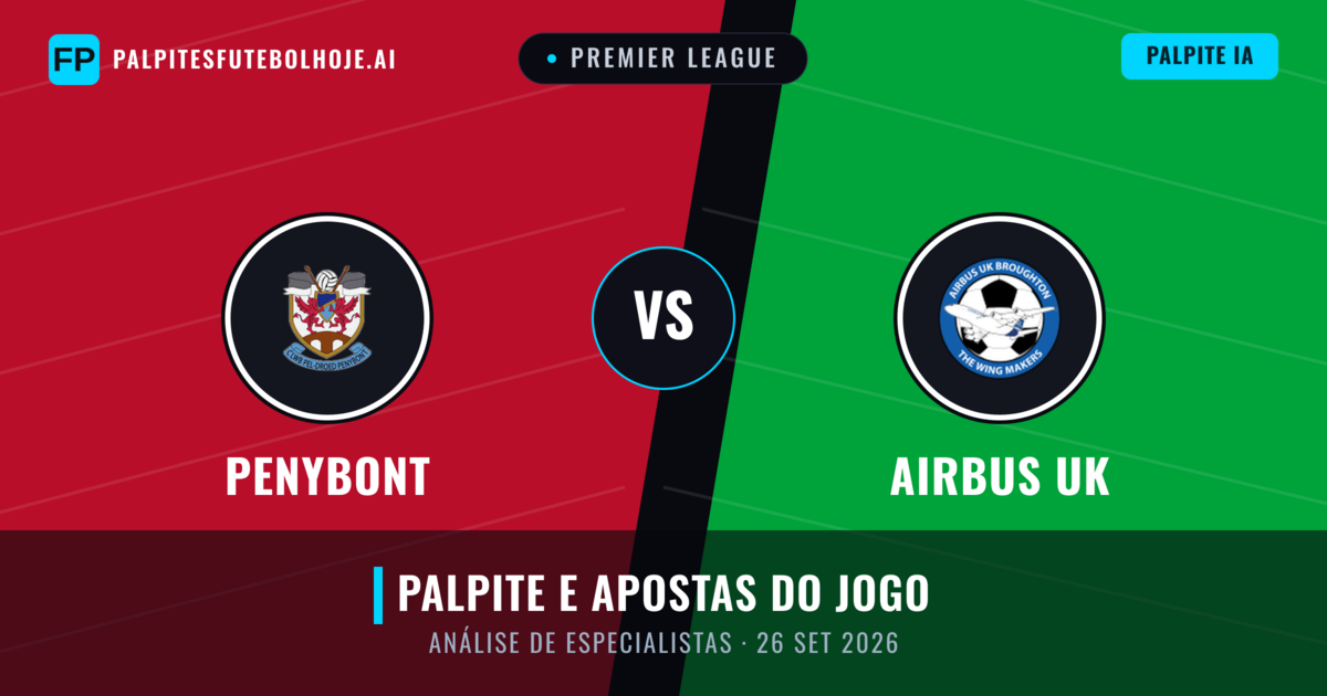Penybont vs Airbus UK — prognóstico e prévia do jogo