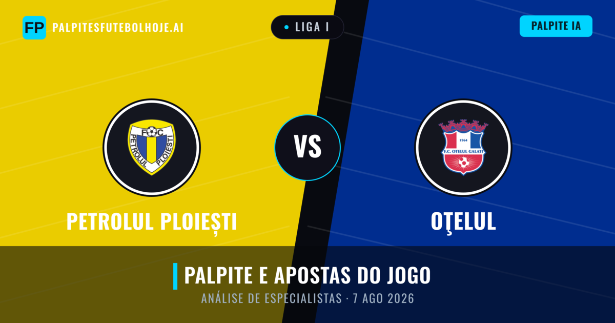 Petrolul Ploiești vs Oţelul — prognóstico e prévia do jogo