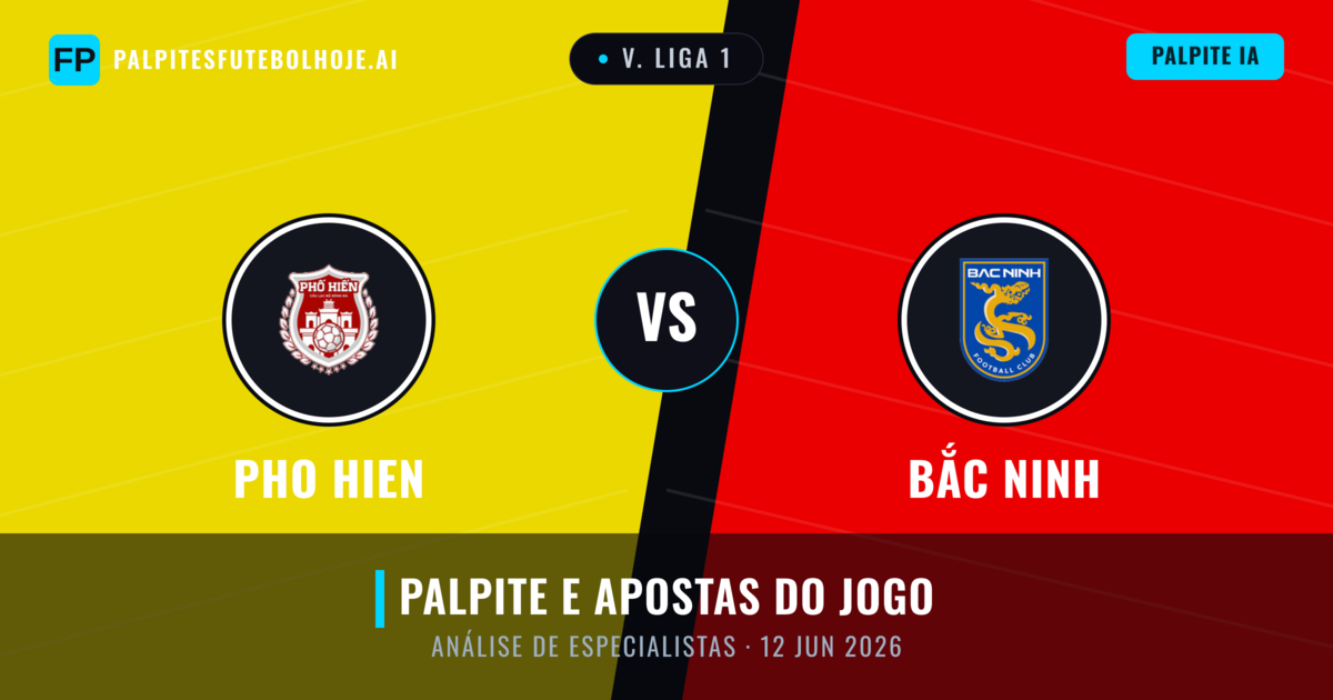 Pho Hien vs Bắc Ninh — prognóstico e prévia do jogo