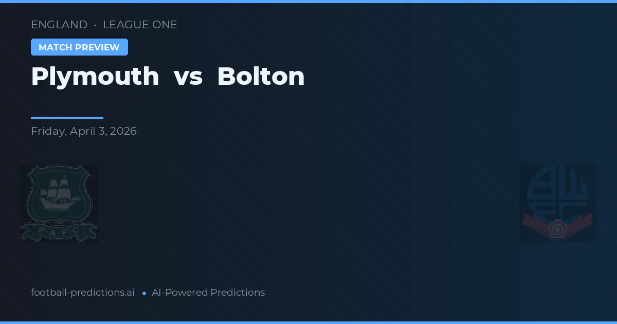 Plymouth vs Bolton — prognóstico e prévia do jogo