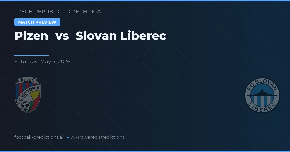 Plzen vs Slovan Liberec — prognóstico e prévia do jogo