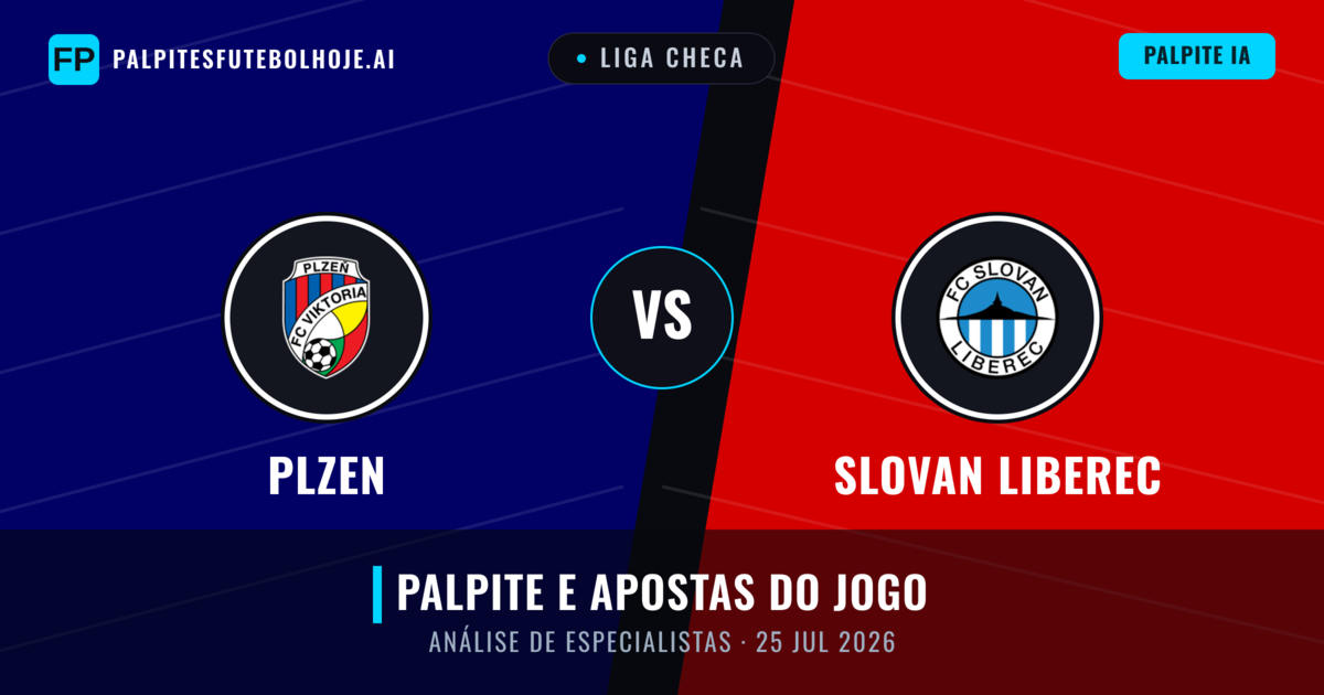 Plzen vs Slovan Liberec — prognóstico e prévia do jogo