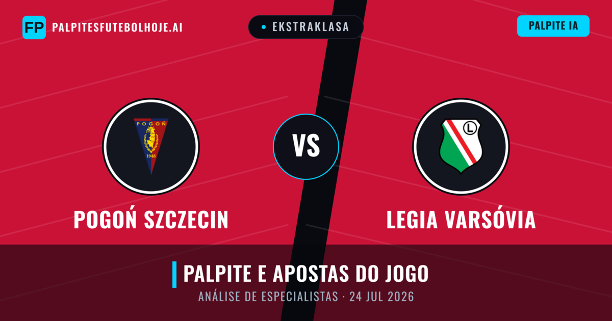 Pogoń Szczecin vs Legia Varsóvia — prognóstico e prévia do jogo
