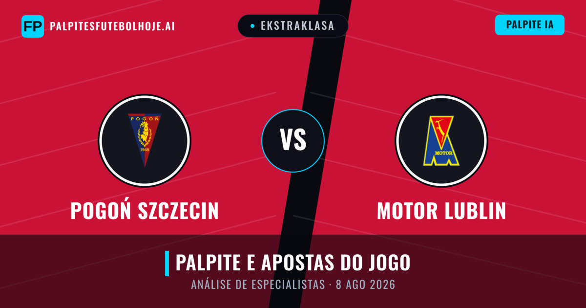 Pogoń Szczecin vs Motor Lublin — prognóstico e prévia do jogo