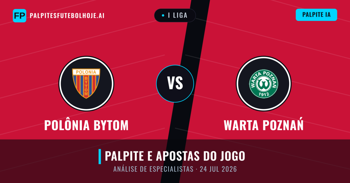 Polônia Bytom vs Warta Poznań — prognóstico e prévia do jogo