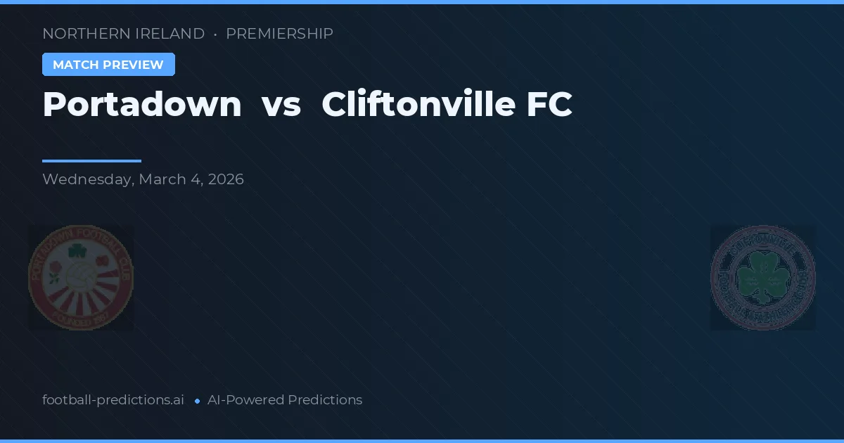 Portadown vs Cliftonville FC — prognóstico e prévia do jogo
