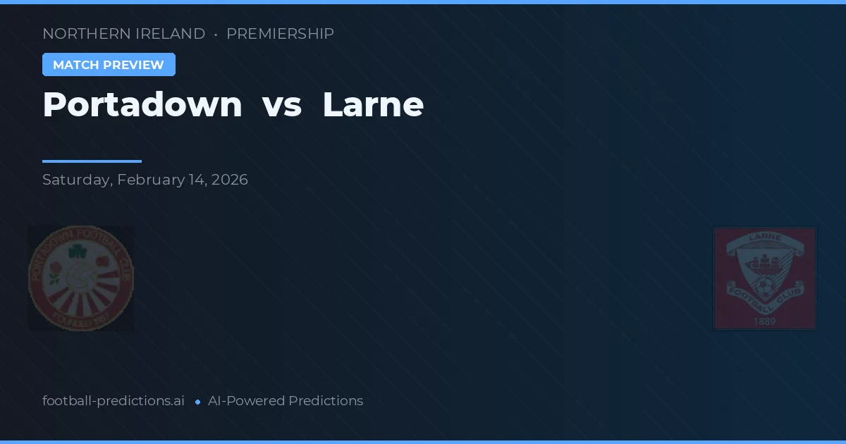 Portadown vs Larne — prognóstico e prévia do jogo