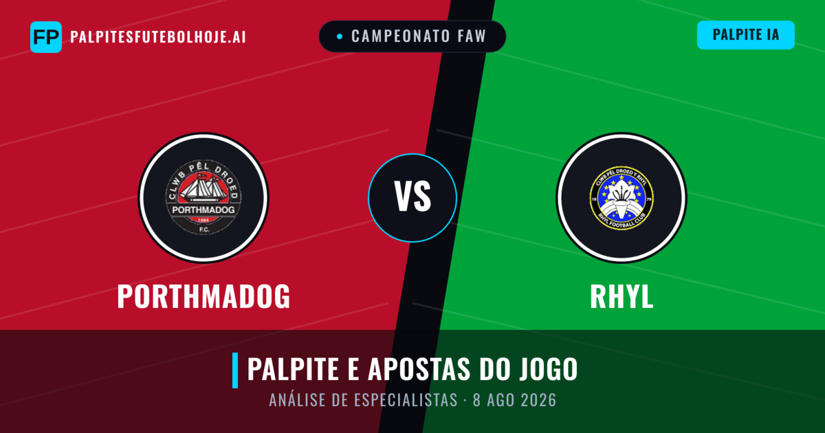 Porthmadog vs Rhyl — prognóstico e prévia do jogo