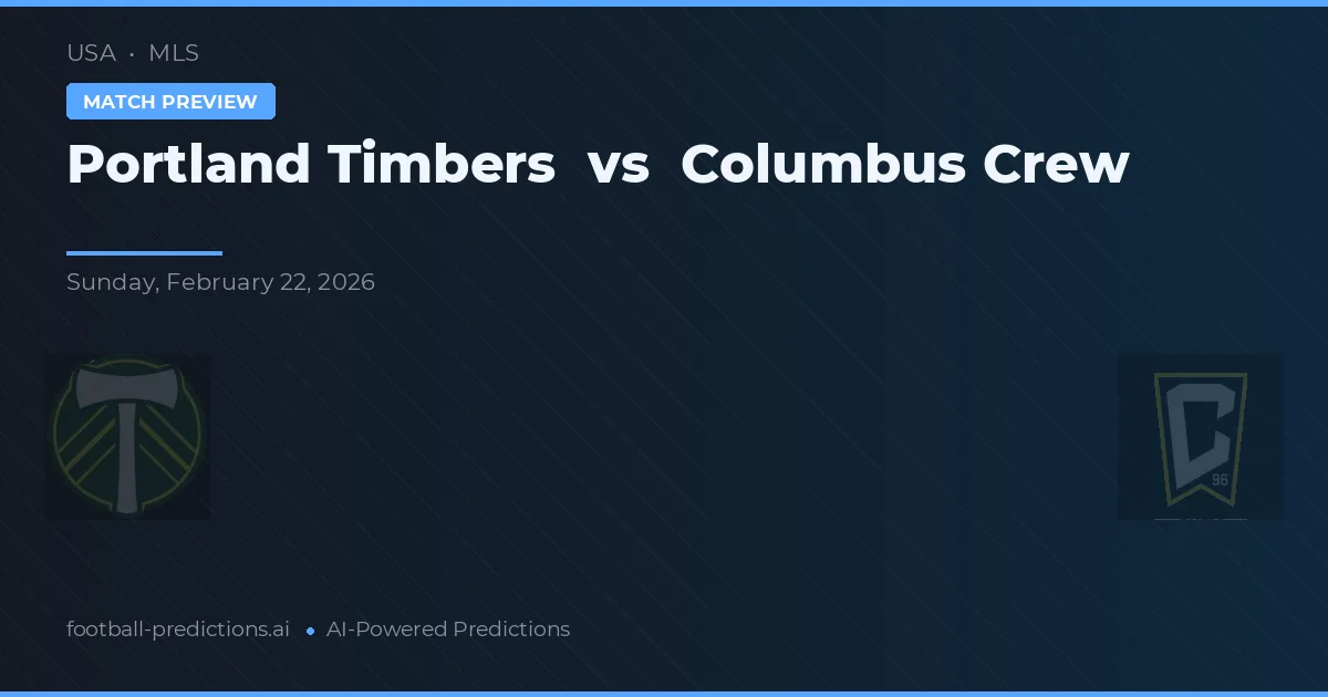 Portland Timbers vs Columbus Crew — prognóstico e prévia do jogo