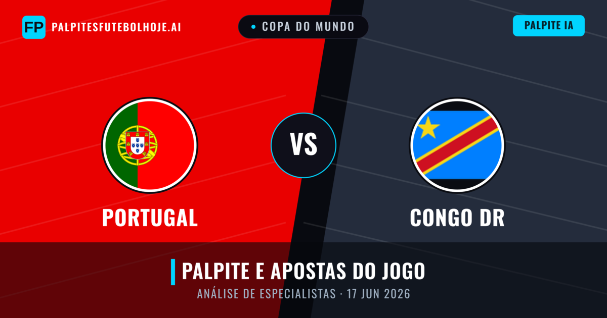 Portugal vs Congo DR — prognóstico e prévia do jogo