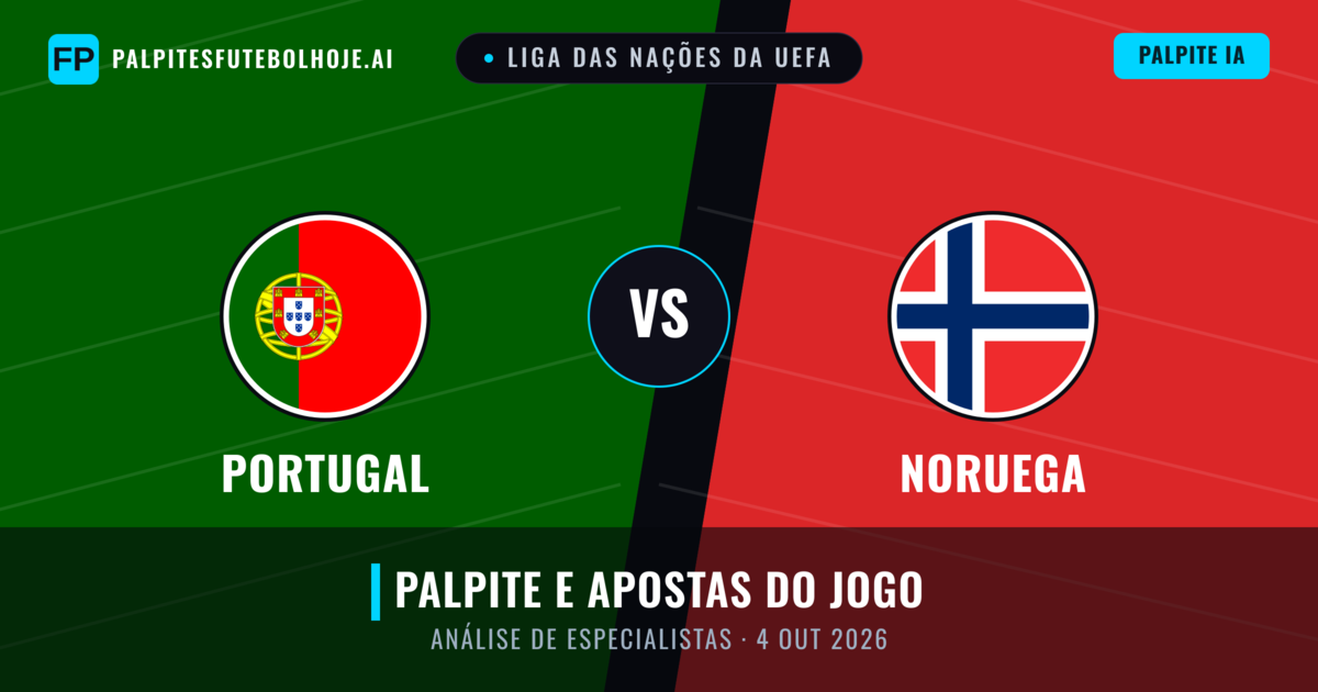 Portugal vs Noruega — prognóstico e prévia do jogo