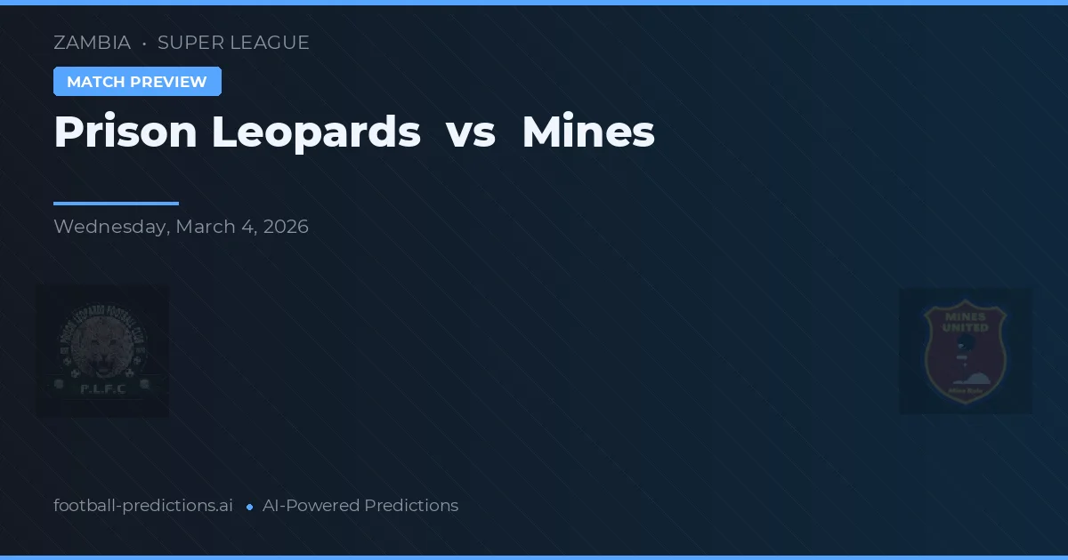 Leões da Prisão vs Minas — prognóstico e prévia do jogo