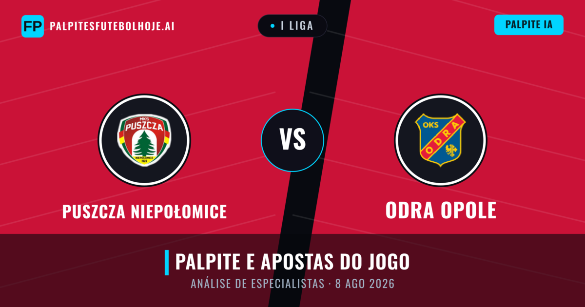 Puszcza Niepołomice vs Odra Opole — prognóstico e prévia do jogo