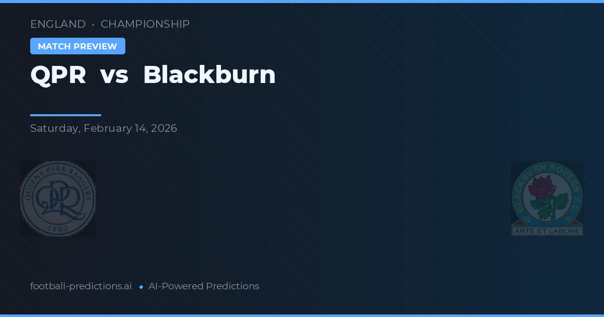 QPR vs Blackburn — prognóstico e prévia do jogo