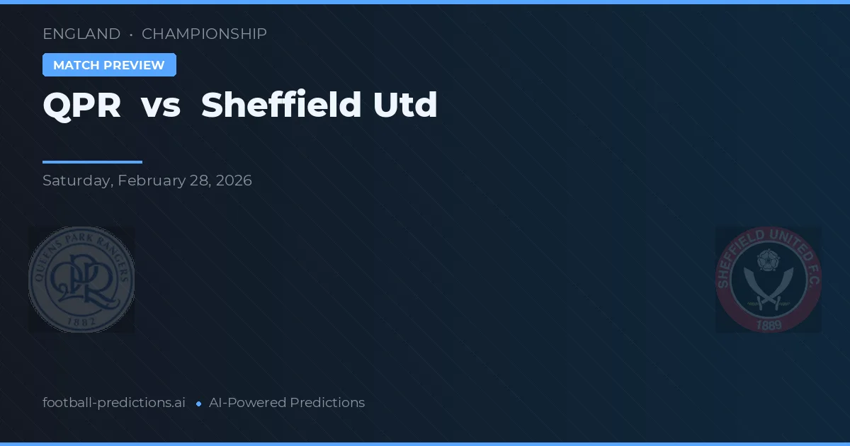 QPR vs Sheffield United — prognóstico e prévia do jogo