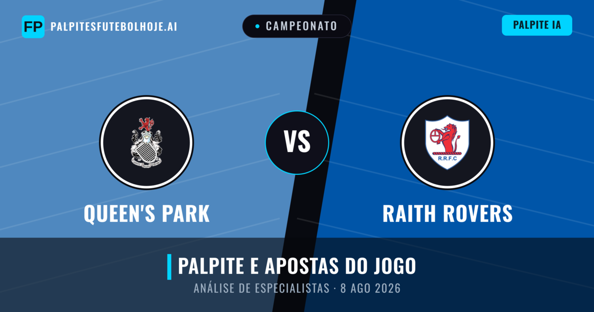 Queen's Park vs Raith Rovers — prognóstico e prévia do jogo