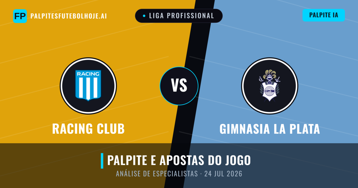 Racing Club vs Gimnasia La Plata — prognóstico e prévia do jogo