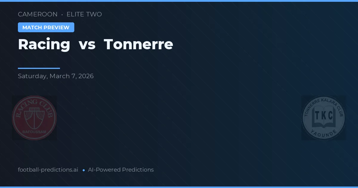 Racing vs Tonnerre — prognóstico e prévia do jogo