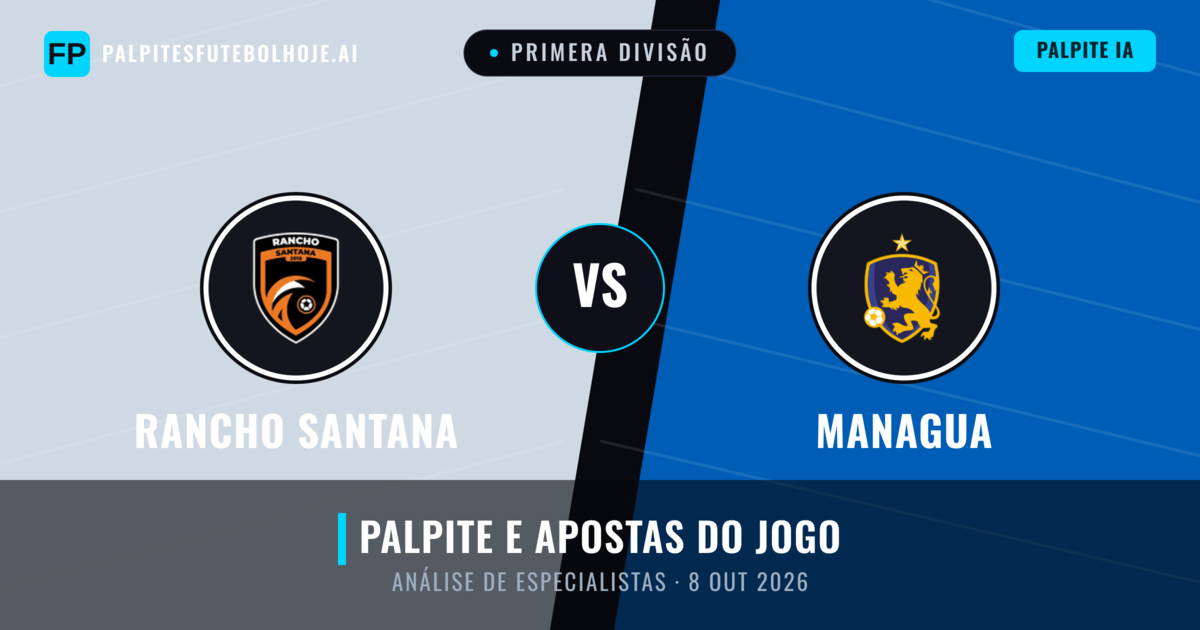 Rancho Santana vs Managua — prognóstico e prévia do jogo