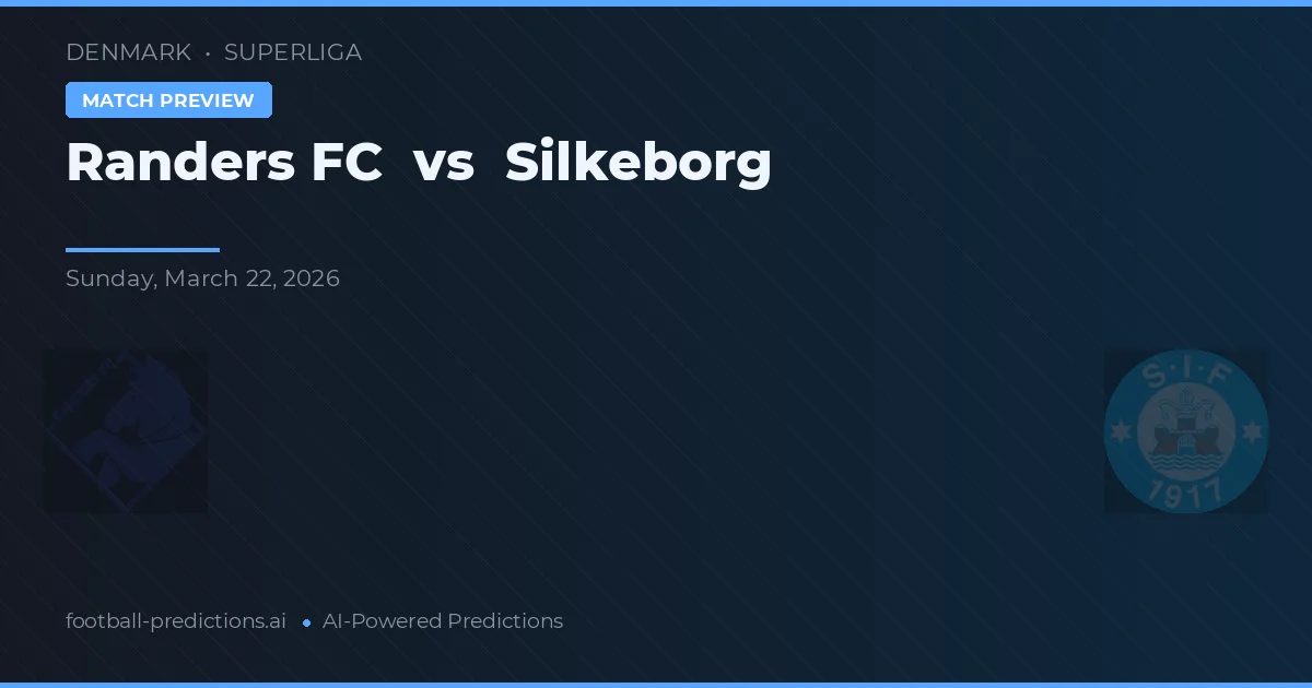Randers FC vs Silkeborg IF — prognóstico e prévia do jogo