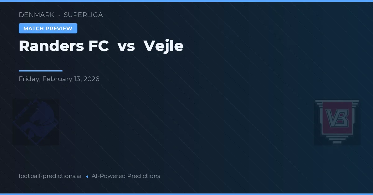 Randers FC vs Vejle — prognóstico e prévia do jogo