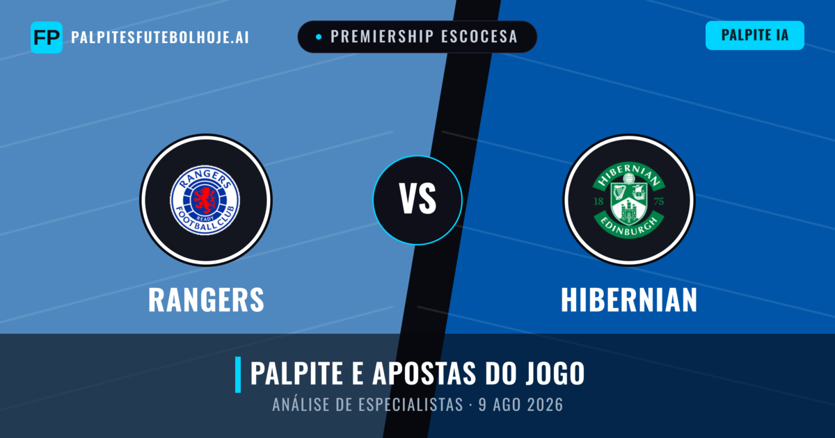 Rangers vs Hibernian — prognóstico e prévia do jogo