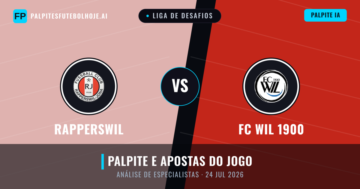 Rapperswil vs FC WIL 1900 — prognóstico e prévia do jogo