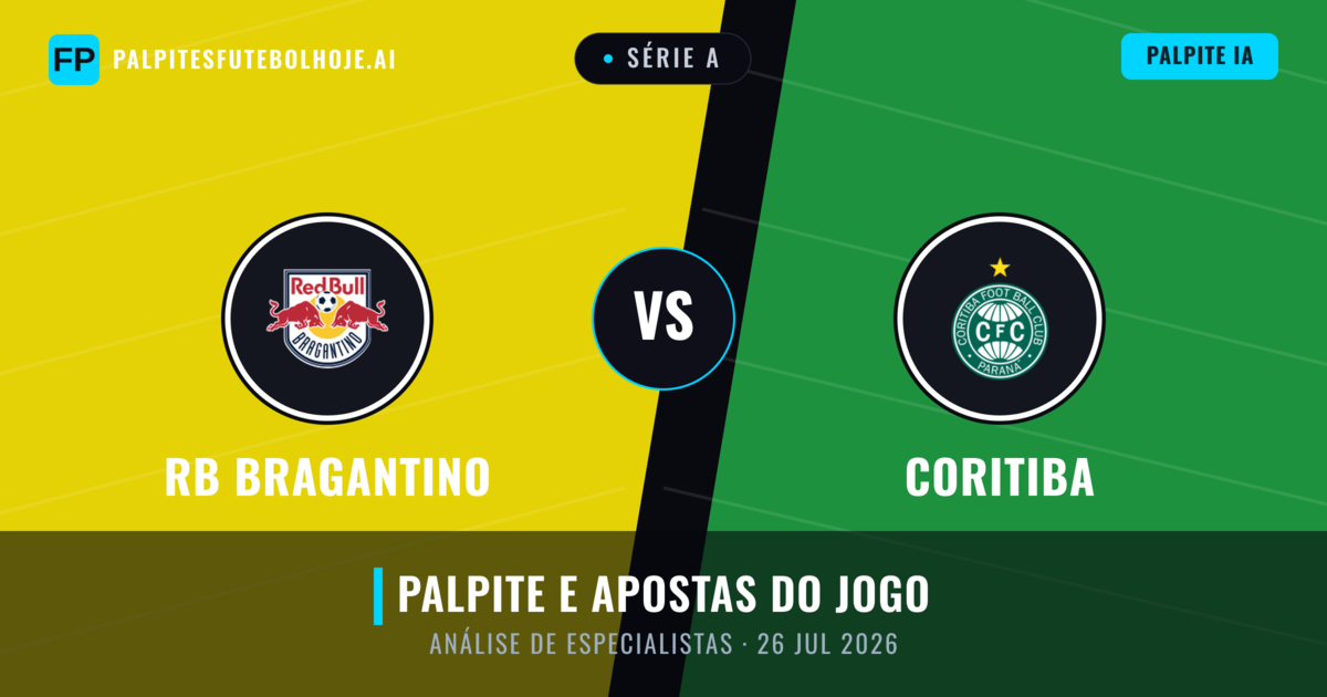 RB Bragantino vs Coritiba — prognóstico e prévia do jogo