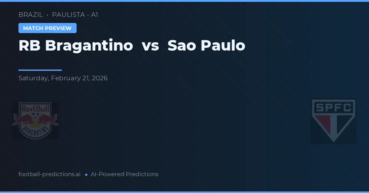 RB Bragantino vs São Paulo — prognóstico e prévia do jogo