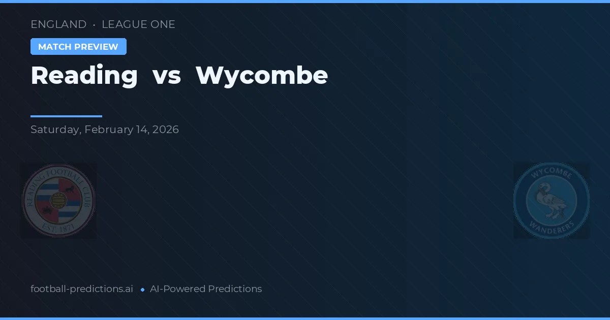 Reading vs Wycombe — prognóstico e prévia do jogo