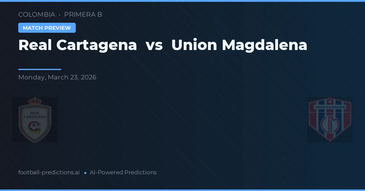 Real Cartagena vs Unión Magdalena — prognóstico e prévia do jogo