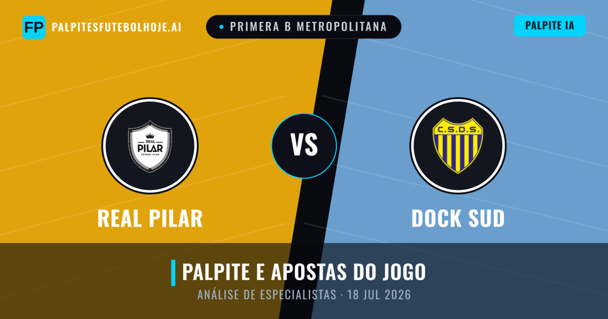 Real Pilar vs Dock Sud — prognóstico e prévia do jogo