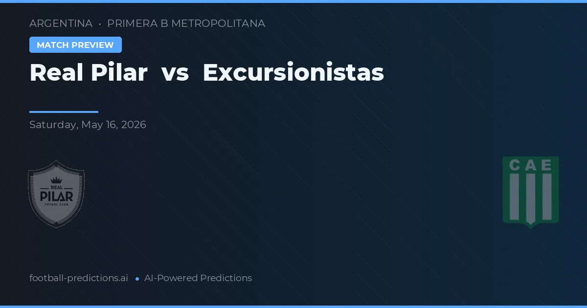 Real Pilar vs Excursionistas — prognóstico e prévia do jogo