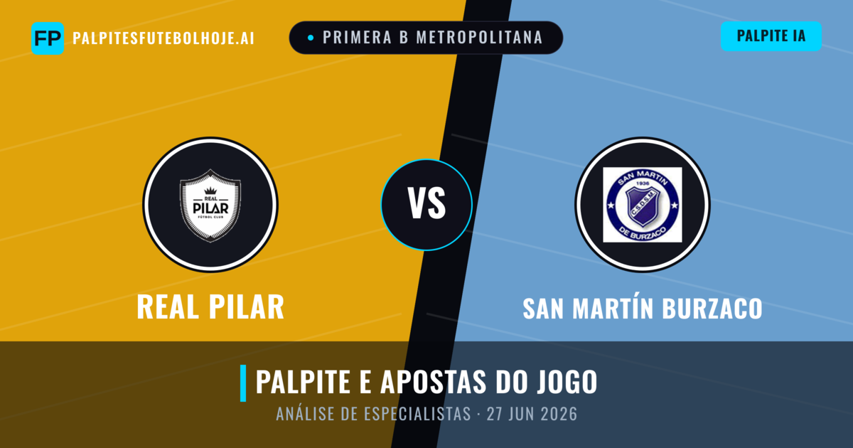 Real Pilar vs San Martín Burzaco — prognóstico e prévia do jogo