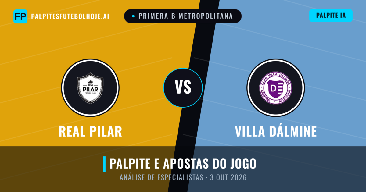 Real Pilar vs Villa Dálmine — prognóstico e prévia do jogo