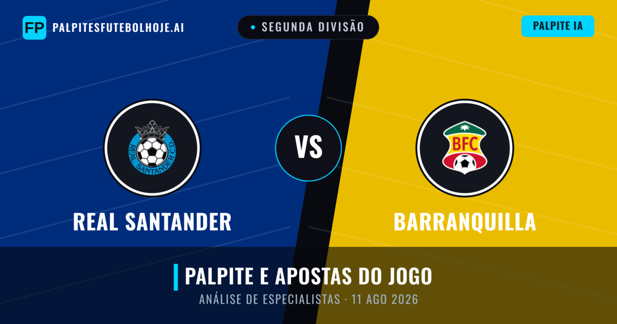 Real Santander vs Barranquilla — prognóstico e prévia do jogo