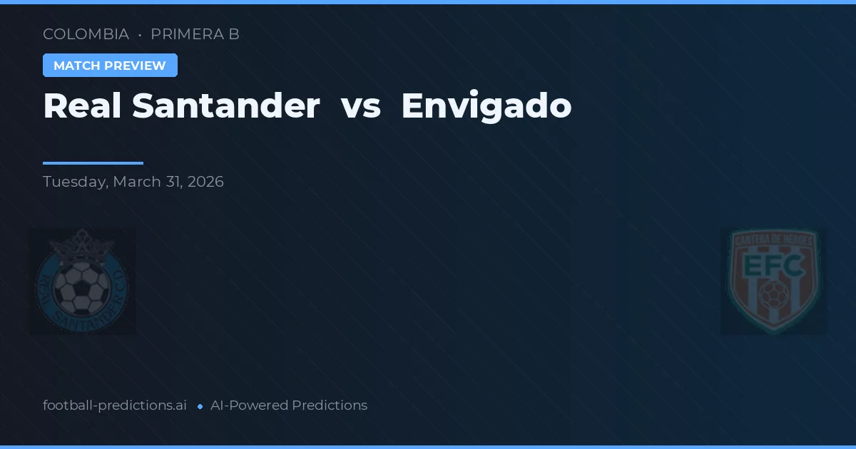 Real Santander vs Envigado — prognóstico e prévia do jogo