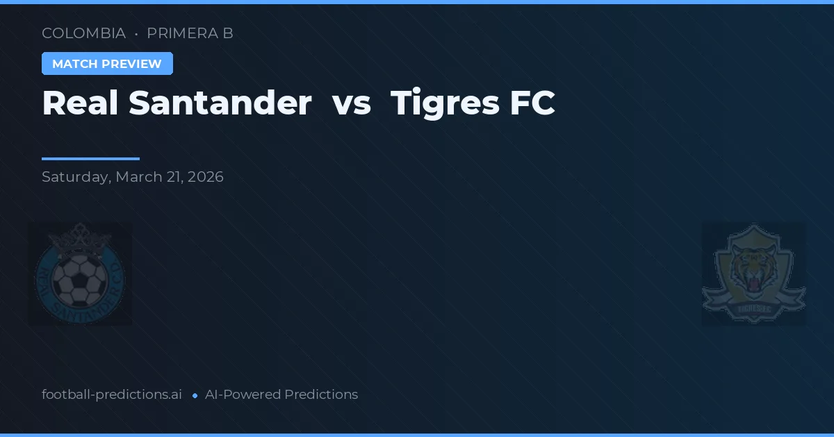 Real Santander vs Tigres FC — prognóstico e prévia do jogo