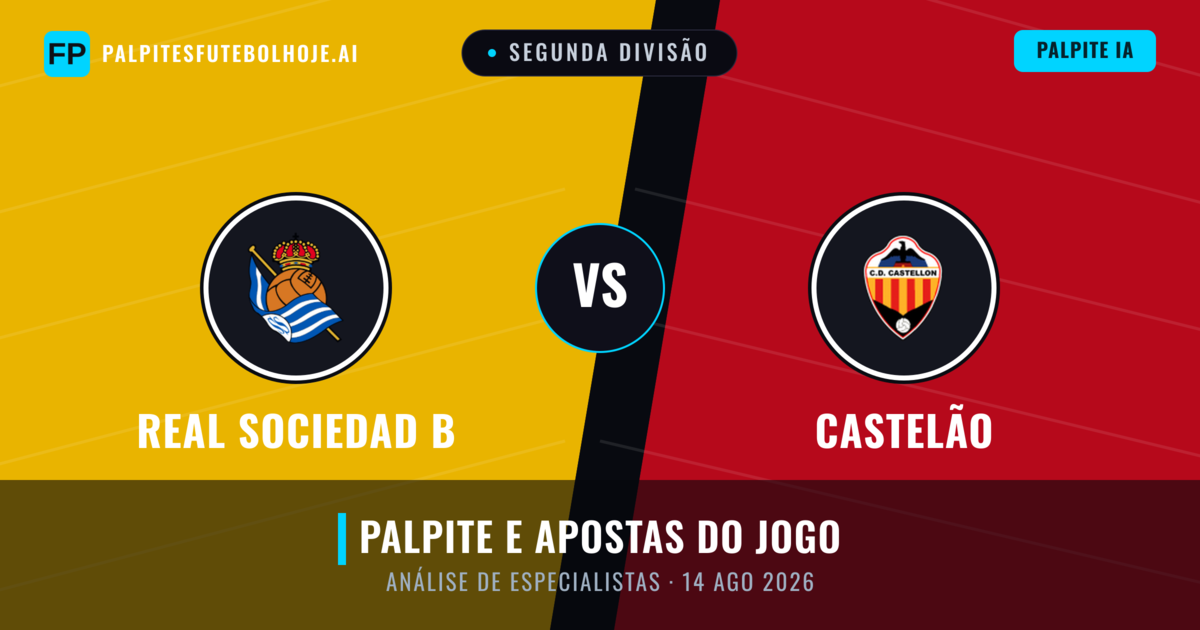 Real Sociedad B vs Castelão — prognóstico e prévia do jogo