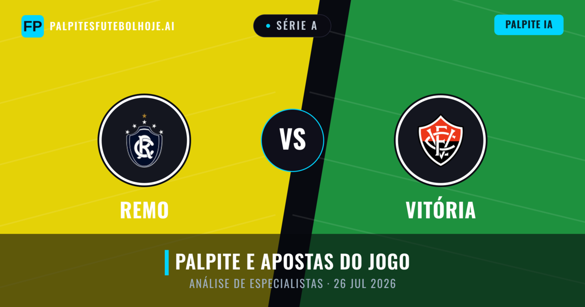 Remo vs Vitória — prognóstico e prévia do jogo