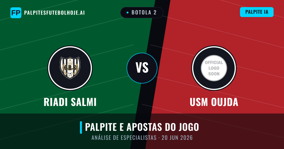 Riadi Salmi vs USM Oujda — prognóstico e prévia do jogo