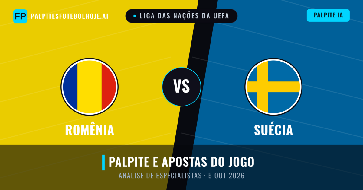 Romênia vs Suécia — prognóstico e prévia do jogo