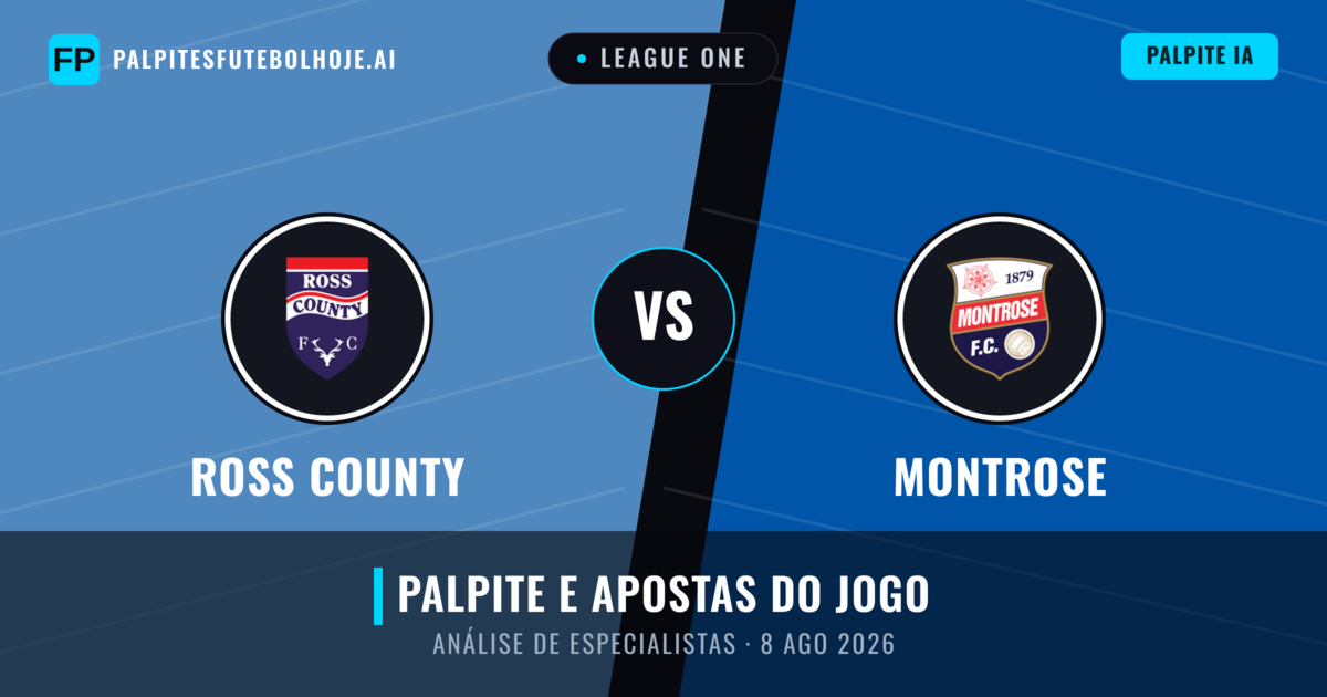 Ross County vs Montrose — prognóstico e prévia do jogo