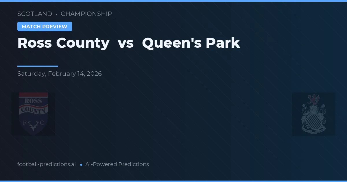 Ross County vs Queen's Park — prognóstico e prévia do jogo