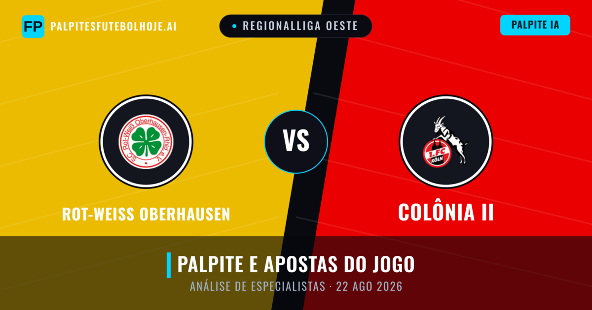 Rot-Weiß Oberhausen vs Colônia II — prognóstico e prévia do jogo