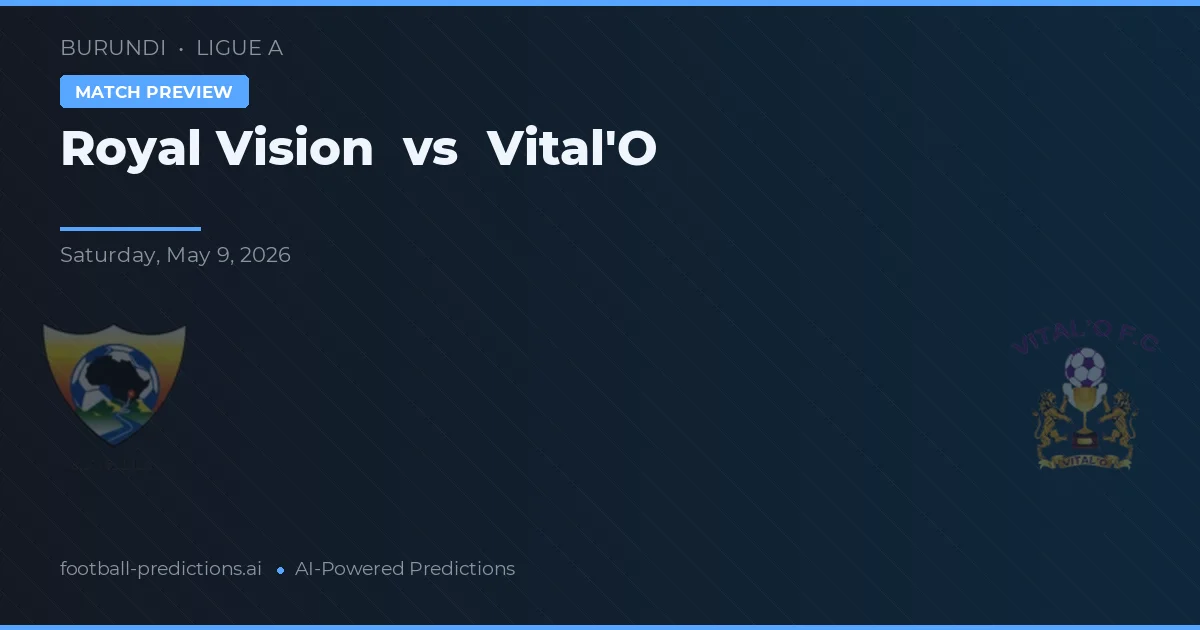 Royal Vision vs Vital'O — prognóstico e prévia do jogo