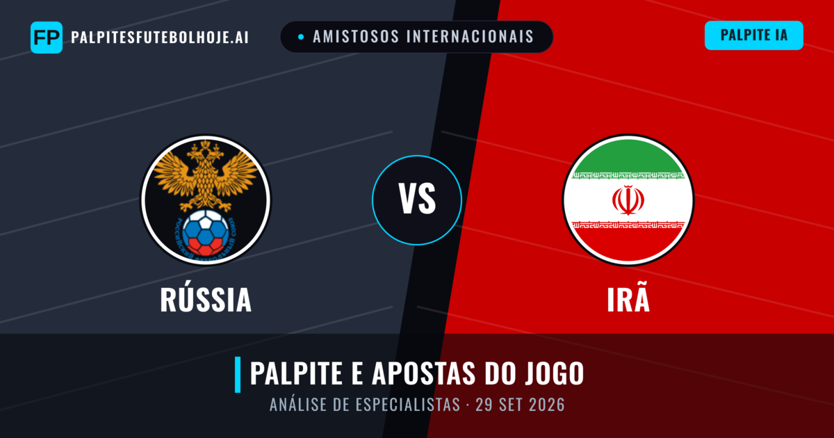 Rússia vs Irã — prognóstico e prévia do jogo