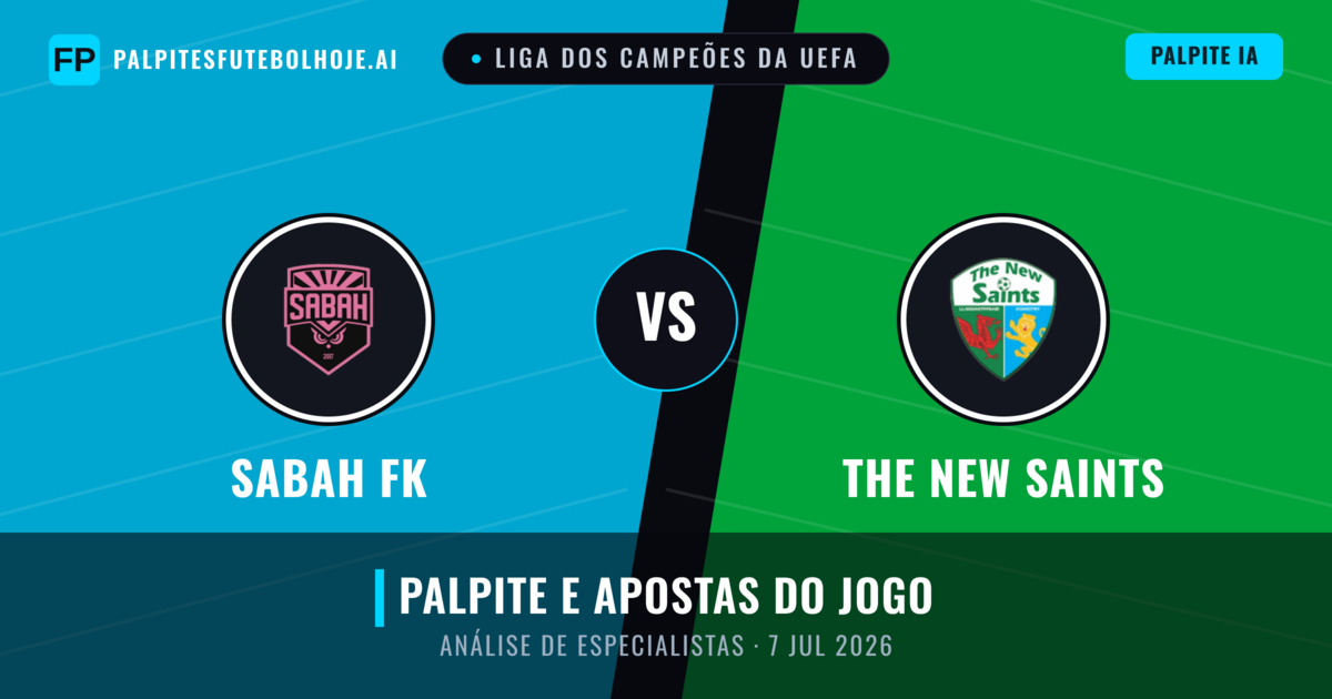 Sabah FK vs The New Saints — prognóstico e prévia do jogo